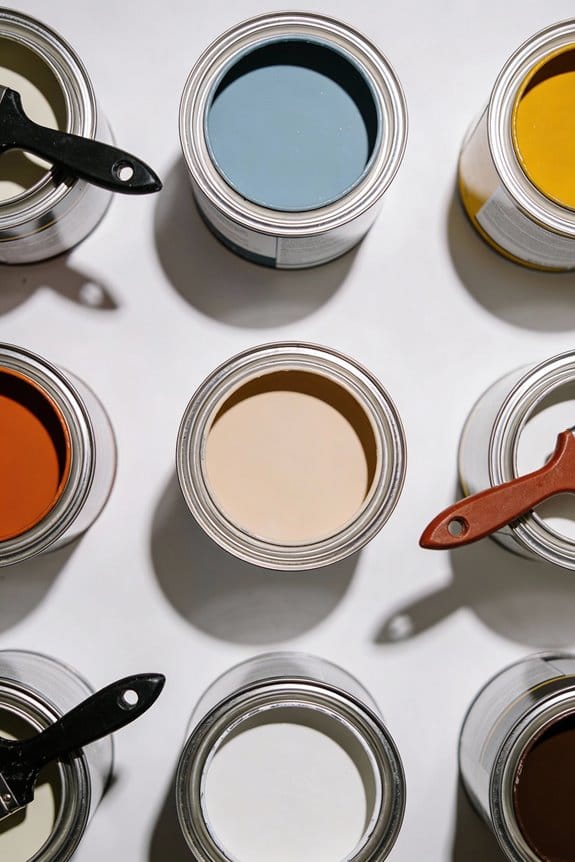 fresh and sealed paint supplies