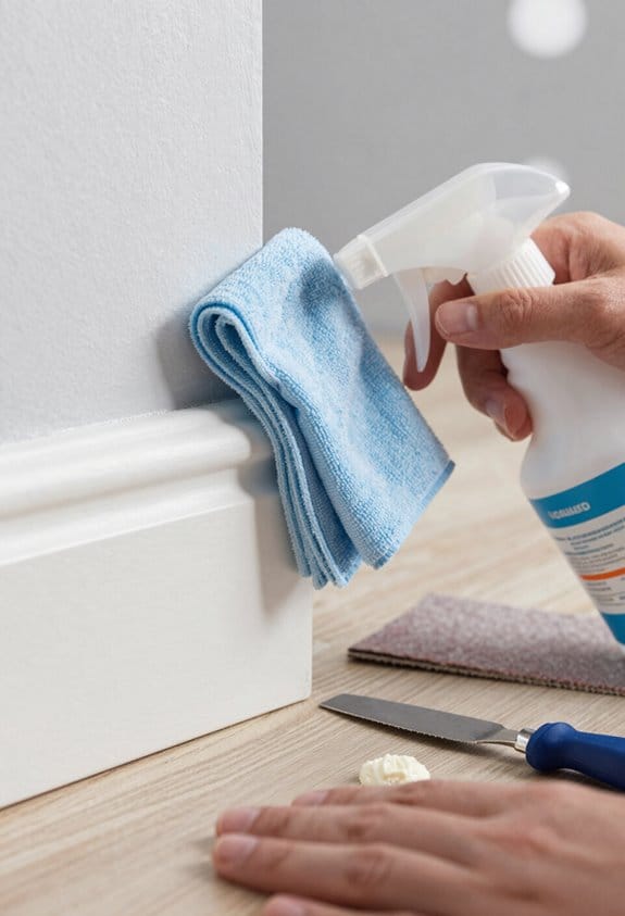 baseboard cleaning and repair