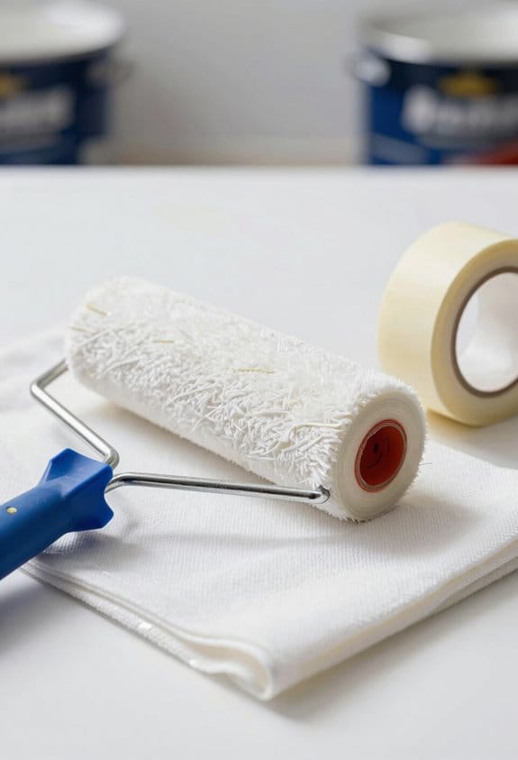 mess free ceiling painting preparation