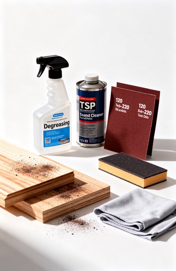 prep degrease sand control