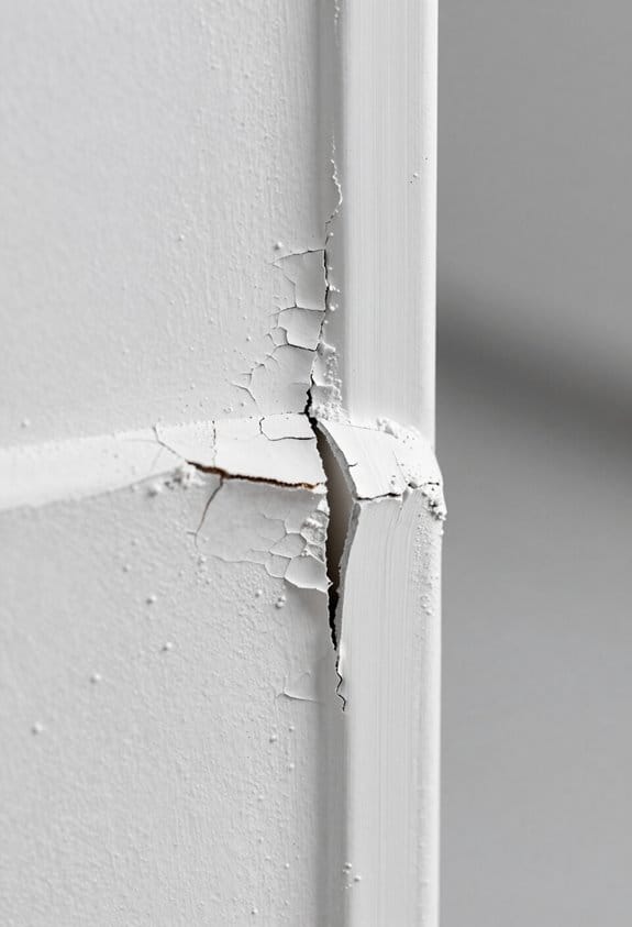 prevent paint caulk cracking