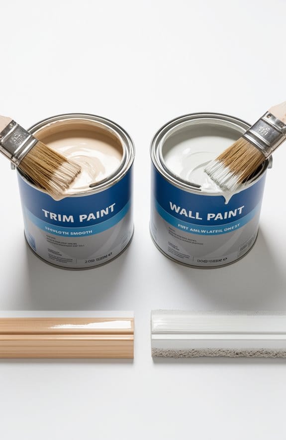 trim and wall paint differences